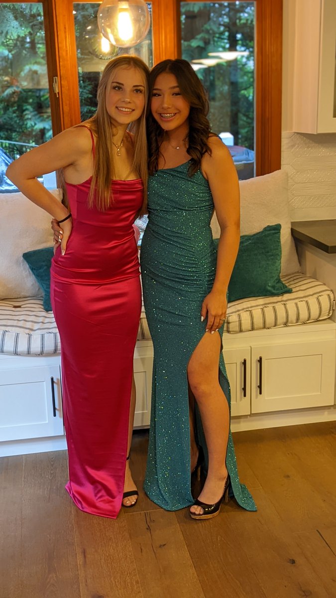 Claire at prom